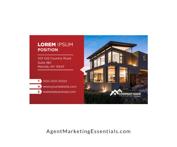 Simple and Minimal Real Estate Business Card