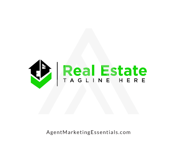 House and Checkmark Real Estate Logo