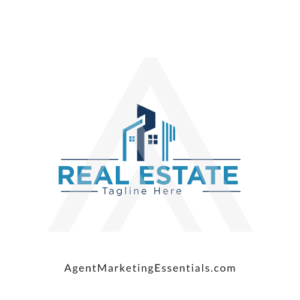 Real Estate Agent Logo, Geometric Style Design