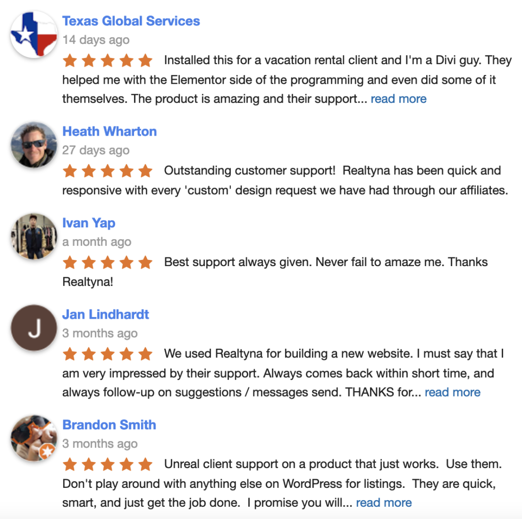 RealtyNA Reviews and Testimonials