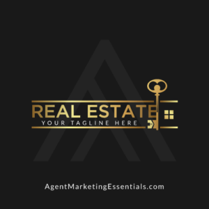 Gold Key Real Estate Agent Logo Design Ideas