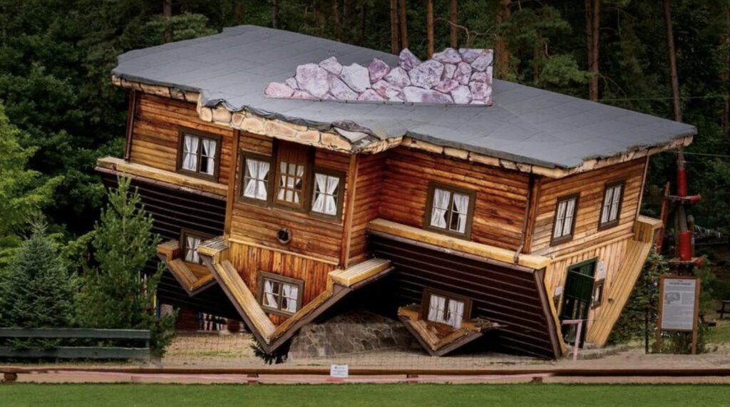 Upside-Down House in Poland